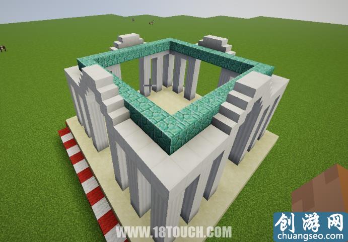 我的世界中国风小别墅教程中式建筑建造图文教程