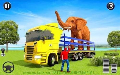 卡车动物运输救援